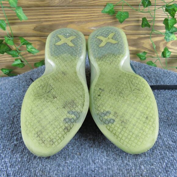 Nike Sneaker Kobe Brant X10 Boys Y 4.5 Medium Athletic Green‎ Synthetic Lace Up - Picture 7 of 7